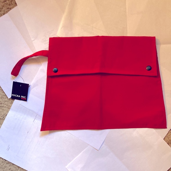 Big Red Square Clutch Purse - Picture 1 of 2